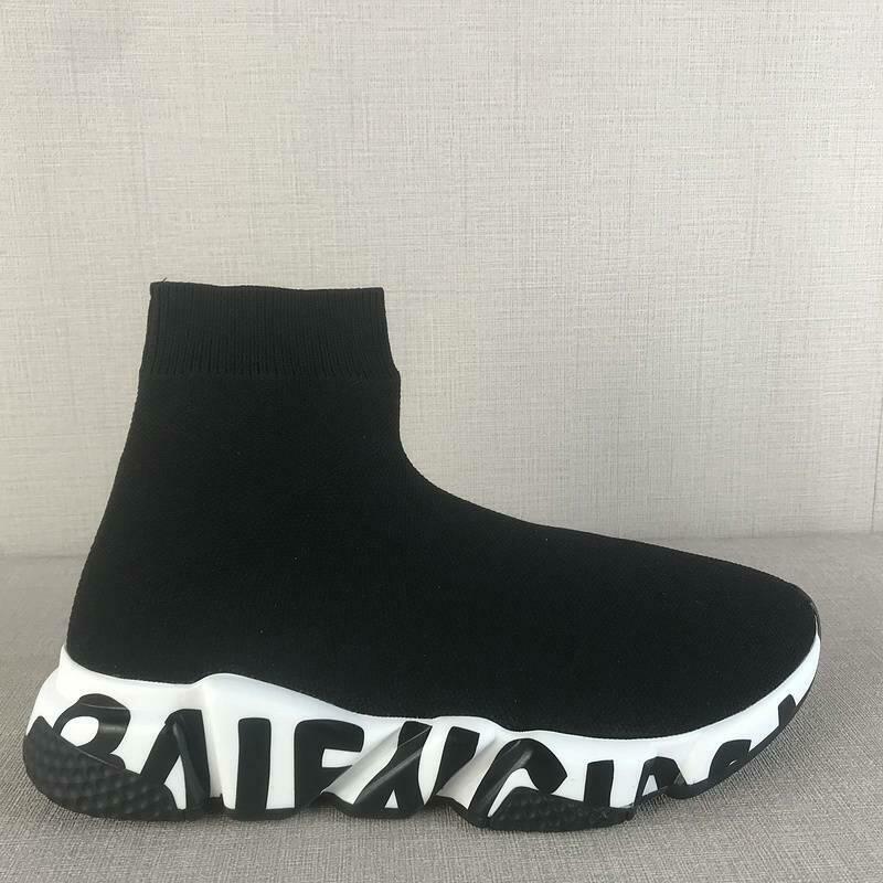 SNEAKERS BALENCIAGA SPEED NERO LOGO GRAFFITI NERO – D\u0026M luxury brands