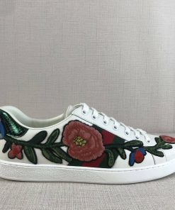 gucci shoes with roses